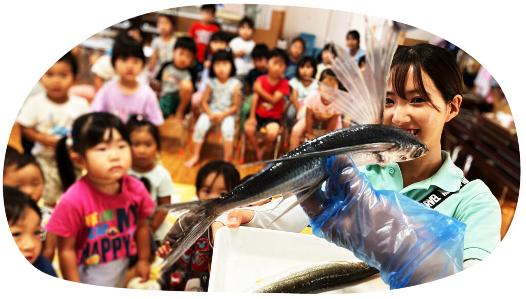 保育園食育授業 お魚授業